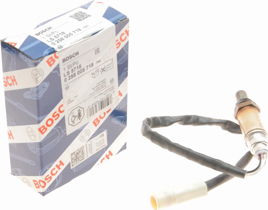 BOSCH 0 258 005 718 - Lambda sonda parts5.com