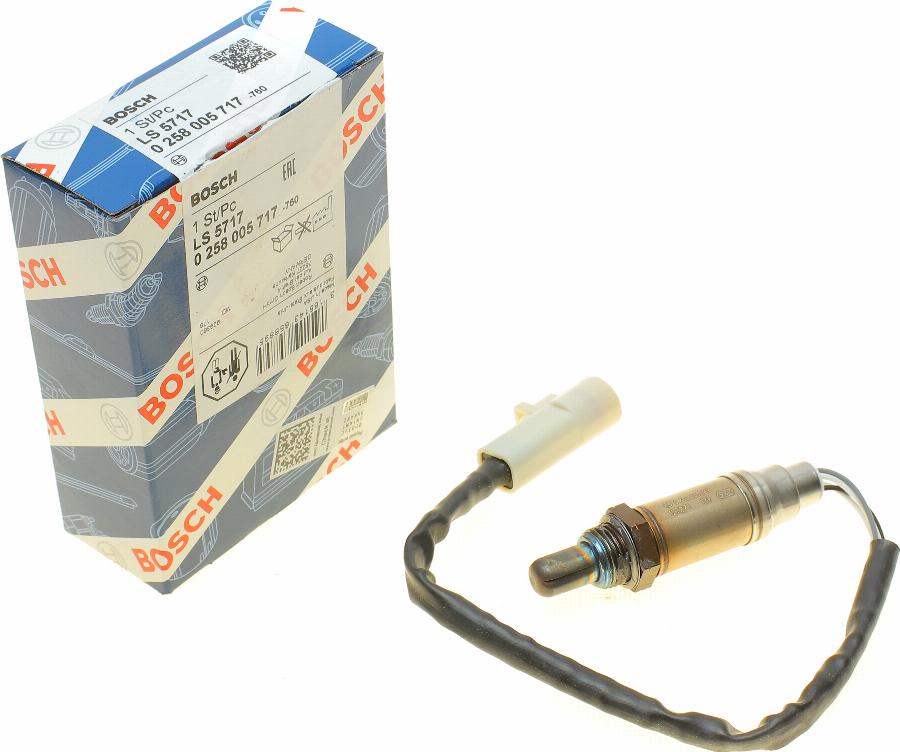 BOSCH 0 258 005 717 - Lambdaszonda parts5.com