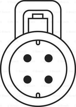 BOSCH 0 258 005 717 - Lambdatunnistin parts5.com