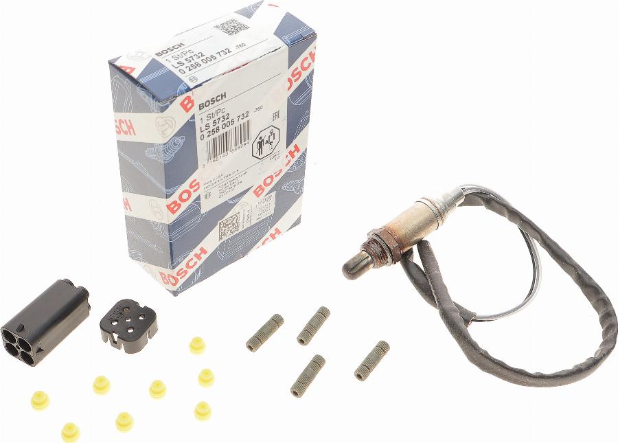 BOSCH 0 258 005 732 - Sonda Lambda parts5.com