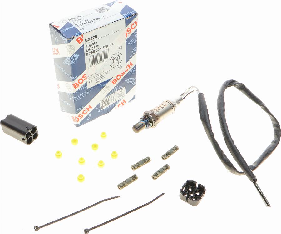 BOSCH 0 258 005 729 - Lamda-sonda parts5.com