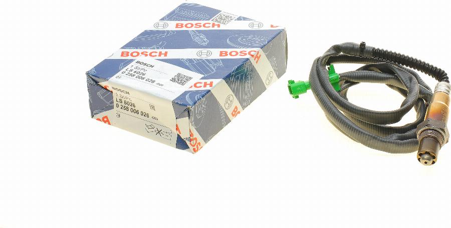 BOSCH 0 258 006 026 - Sonda Lambda parts5.com