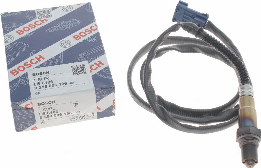 BOSCH 0 258 006 186 - Lambda sensörü parts5.com