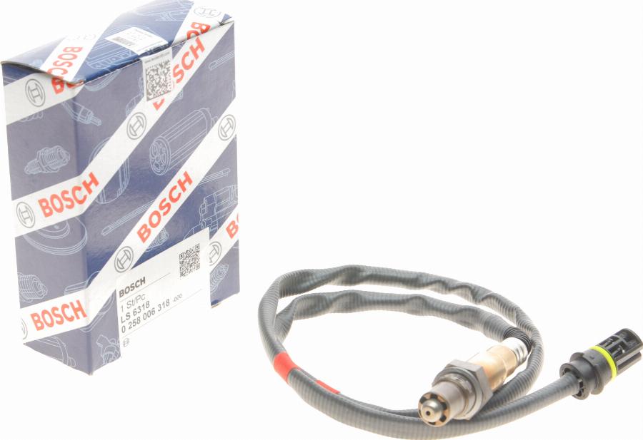 BOSCH 0 258 006 318 - Αισθητήρας λάμδα parts5.com