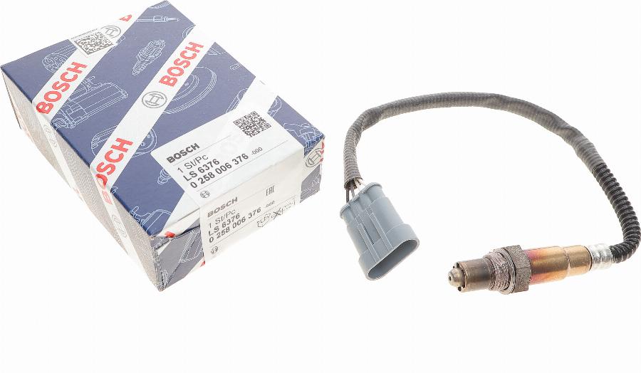 BOSCH 0 258 006 376 - Αισθητήρας λάμδα parts5.com