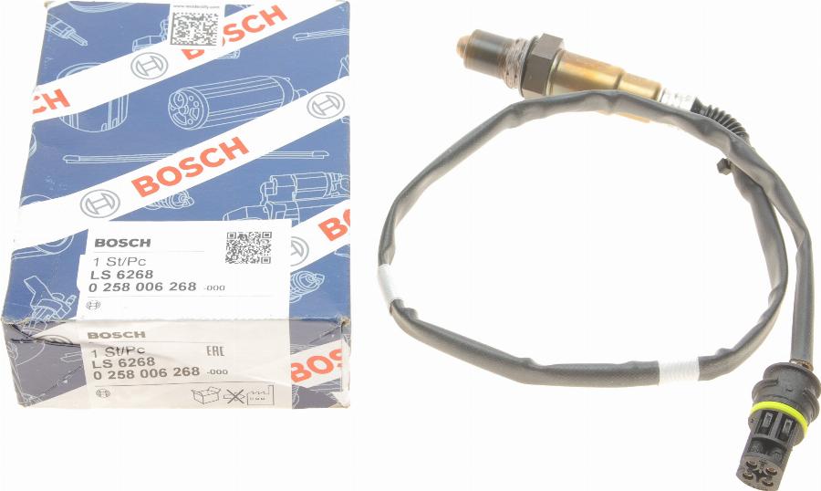 BOSCH 0 258 006 268 - Sonda Lambda parts5.com