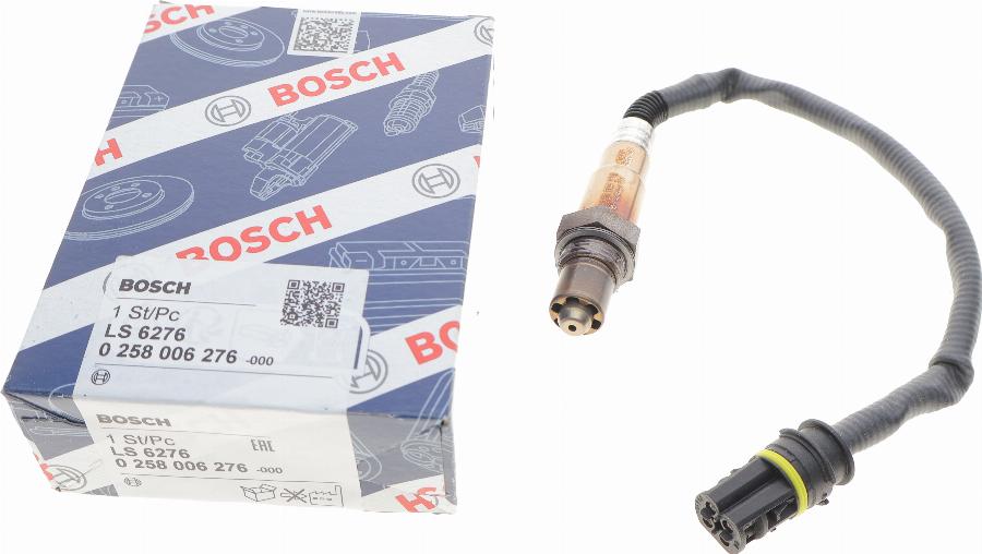 BOSCH 0 258 006 276 - Lamda-sonda parts5.com