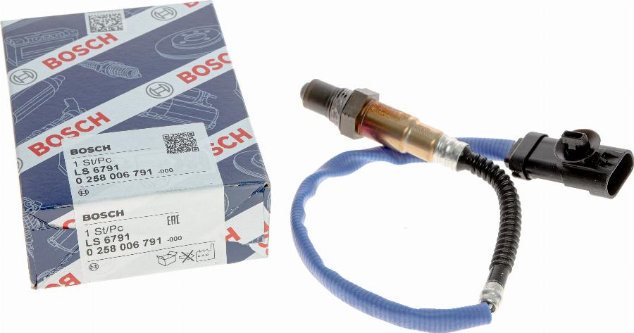 BOSCH 0 258 006 791 - Lambda sonda parts5.com