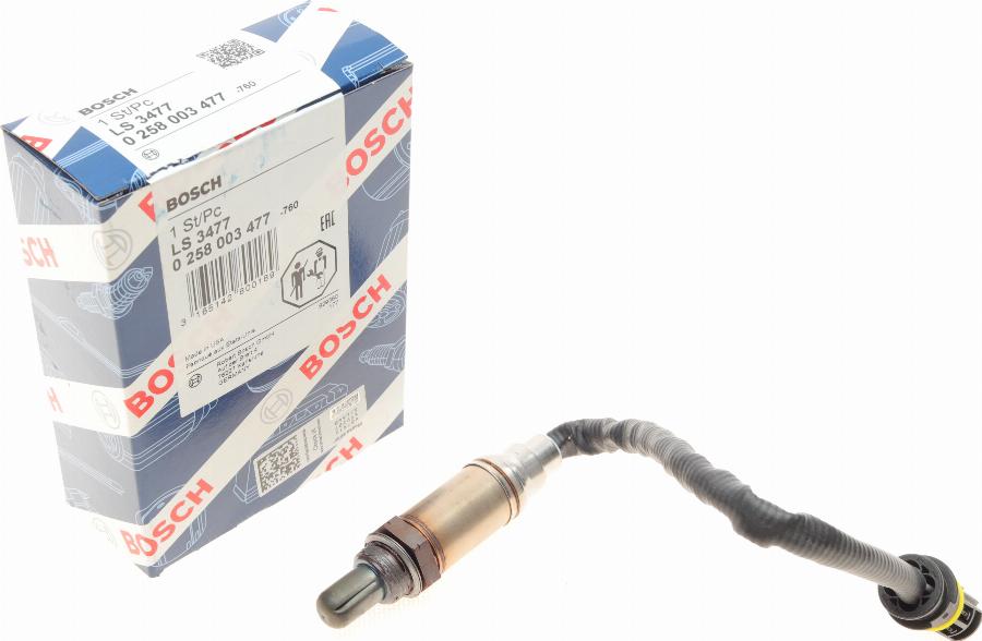 BOSCH 0 258 003 477 - Lambda Sensor parts5.com