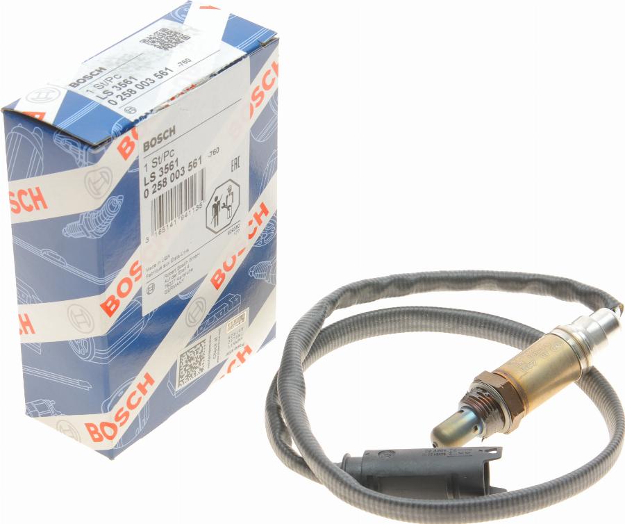 BOSCH 0 258 003 561 - Αισθητήρας λάμδα parts5.com