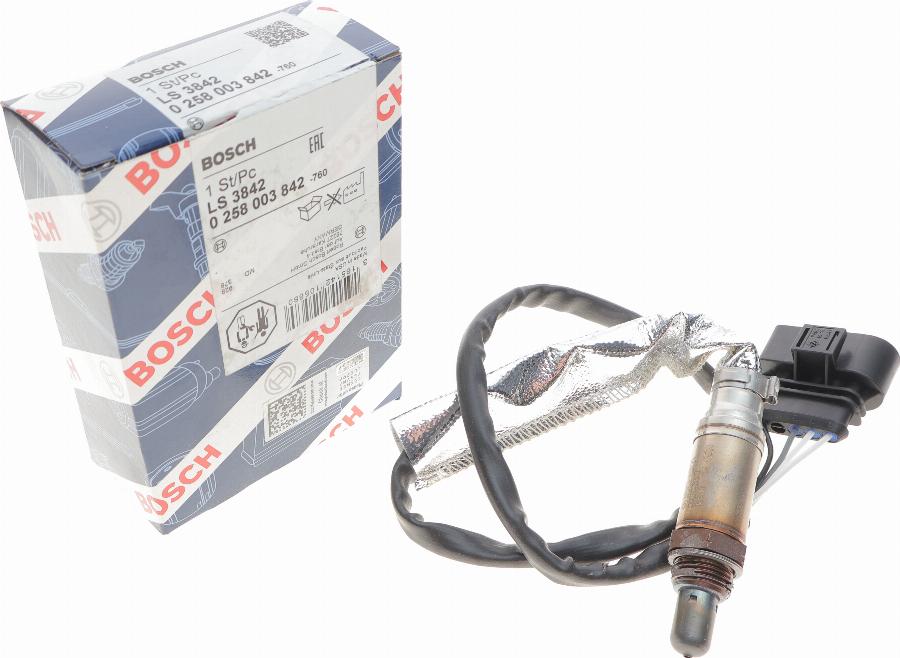 BOSCH 0 258 003 842 - Lamda-sonda parts5.com