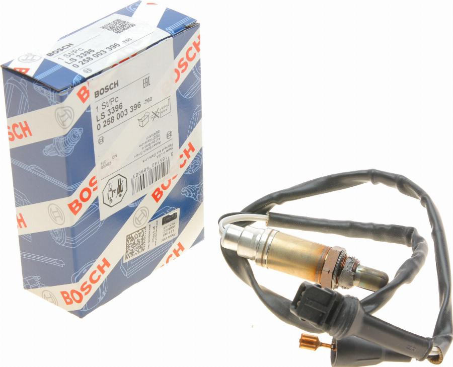 BOSCH 0 258 003 396 - Lamda-sonda parts5.com