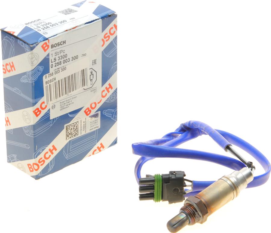 BOSCH 0 258 003 300 - Sonde lambda parts5.com