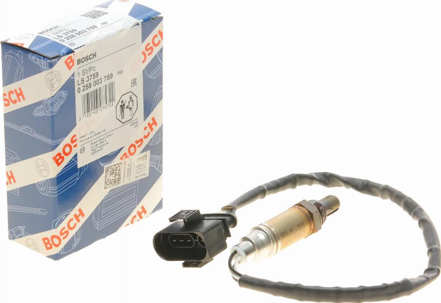 BOSCH 0 258 003 759 - Lambda sensörü parts5.com