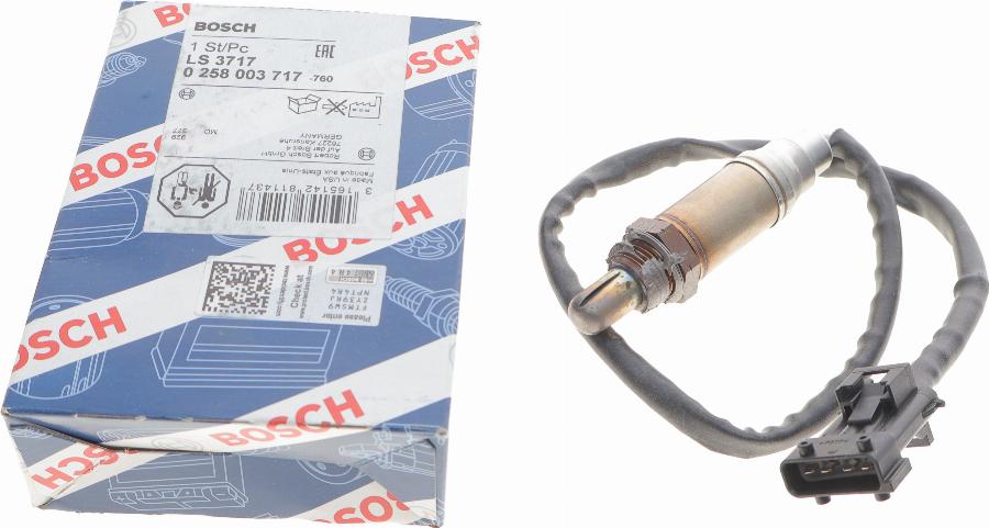 BOSCH 0 258 003 717 - Lambda-sonda parts5.com