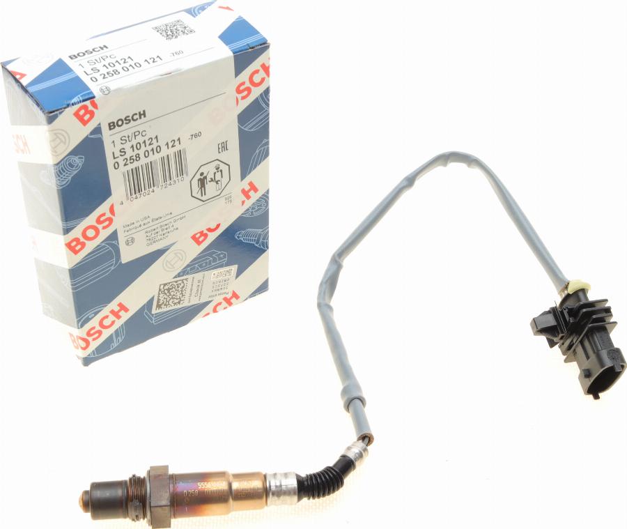 BOSCH 0 258 010 121 - Sonda Lambda parts5.com