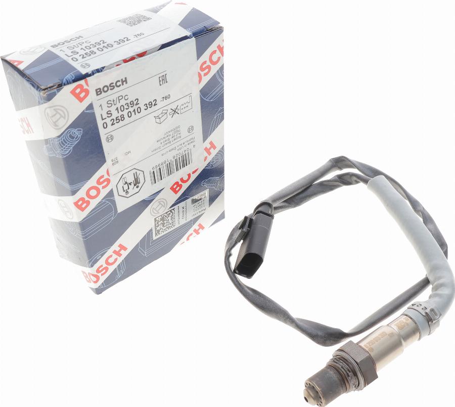 BOSCH 0 258 010 392 - Αισθητήρας λάμδα parts5.com