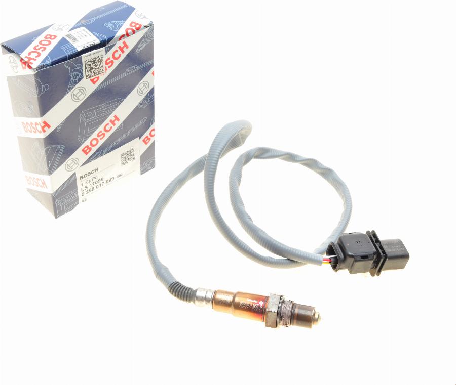 BOSCH 0 258 017 099 - Lambda Sensor parts5.com