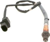 BOSCH 0 258 017 001 - Lambda Sensor parts5.com