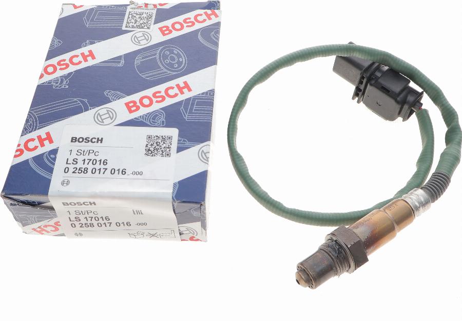 BOSCH 0 258 017 016 - Sonda Lambda parts5.com