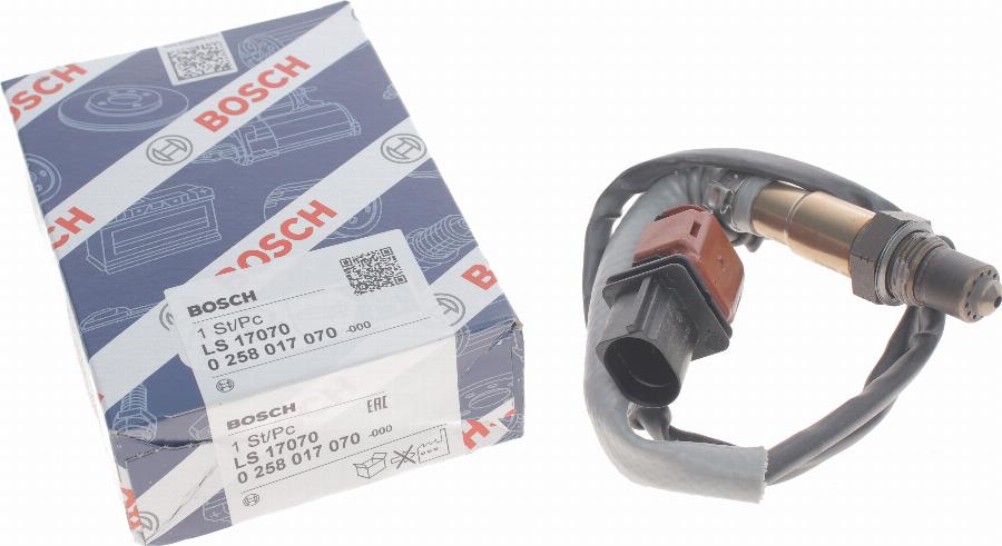 BOSCH 0 258 017 070 - Lambda sensörü parts5.com