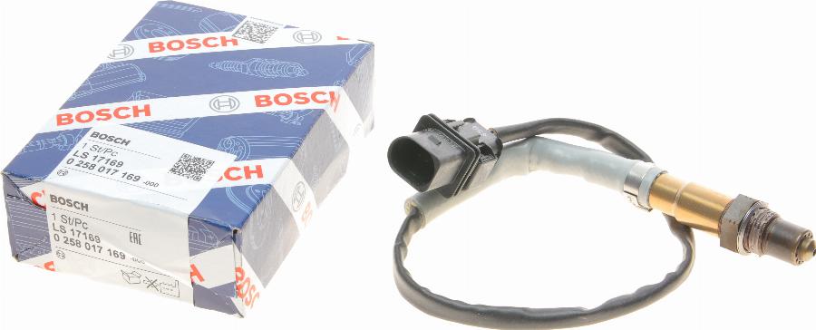 BOSCH 0 258 017 169 - Lambda sensörü parts5.com