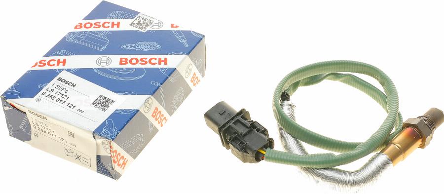 BOSCH 0 258 017 121 - Lambda Sensor parts5.com