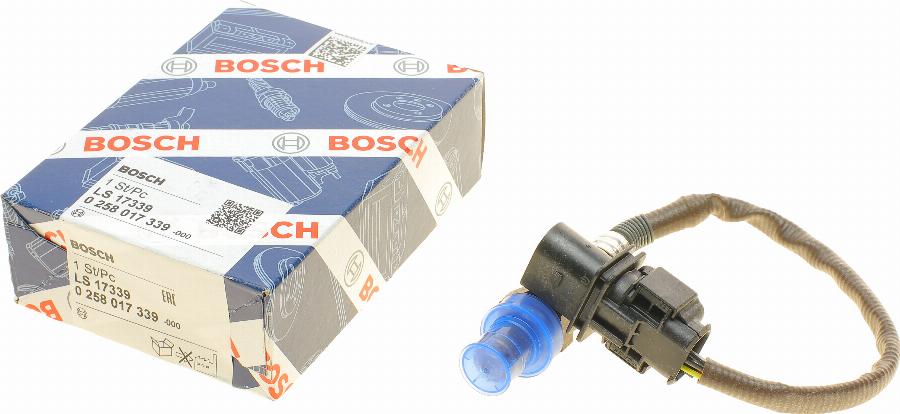 BOSCH 0 258 017 339 - Sonde lambda parts5.com