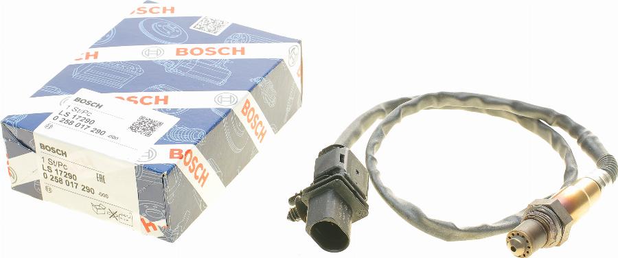 BOSCH 0 258 017 290 - Lambda Sensor parts5.com