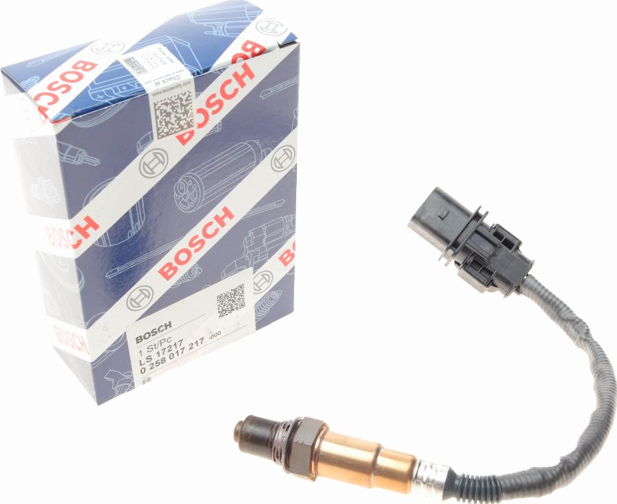 BOSCH 0 258 017 217 - Lambda-sonda parts5.com