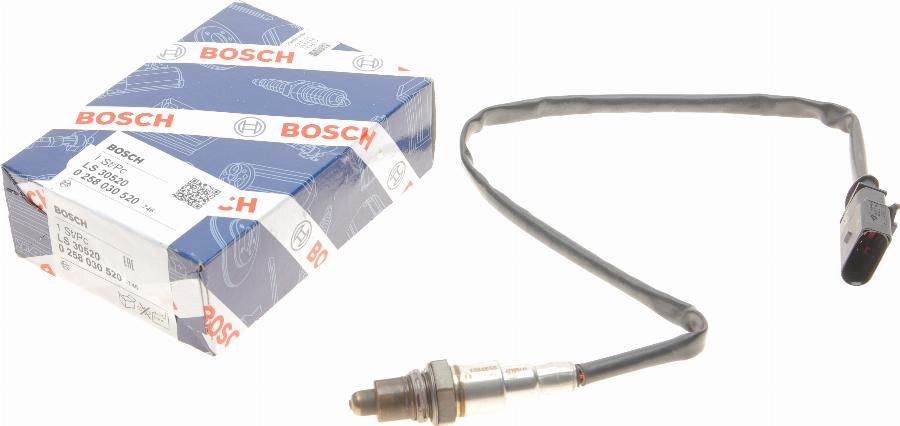 BOSCH 0 258 030 520 - Lambdaszonda parts5.com