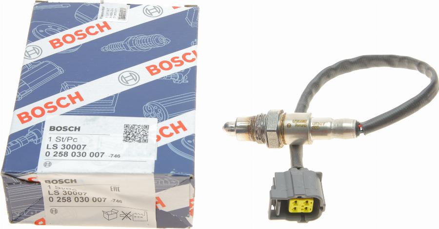 BOSCH 0 258 030 007 - Lambdaszonda parts5.com