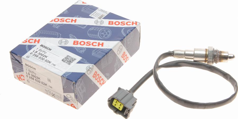 BOSCH 0 258 030 02K - Lambda-sonda parts5.com