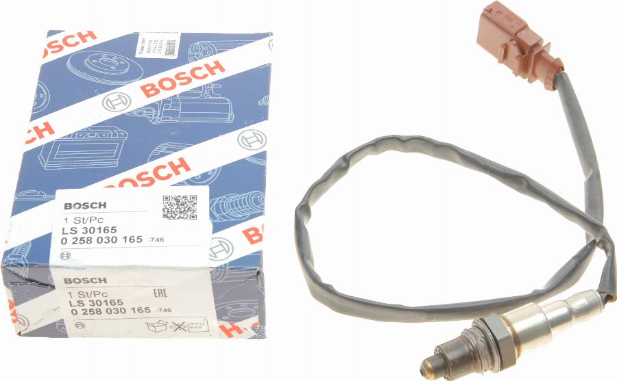 BOSCH 0 258 030 165 - Ламбда-сонда parts5.com