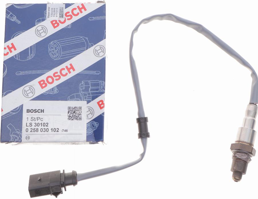 BOSCH 0 258 030 102 - Sonda Lambda parts5.com