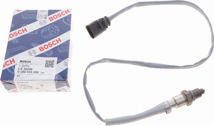 BOSCH 0 258 030 296 - Lamda-sonda parts5.com