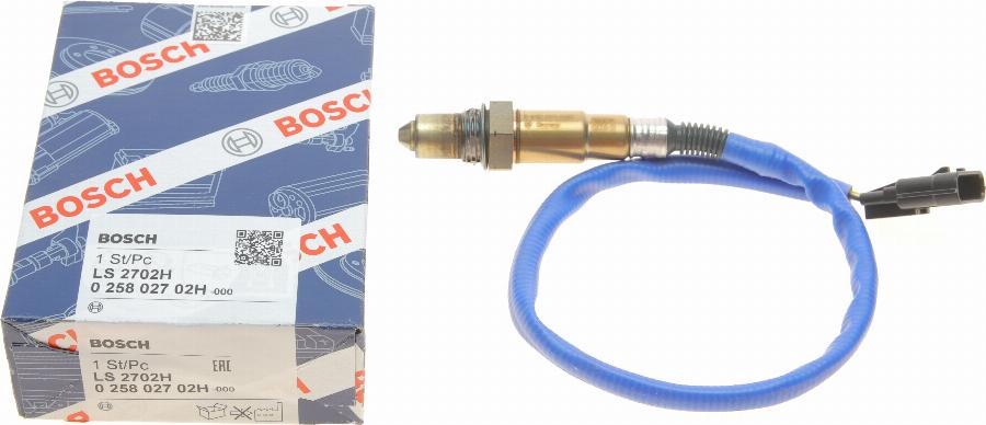 BOSCH 0 258 027 02H - Lambda-sonda parts5.com