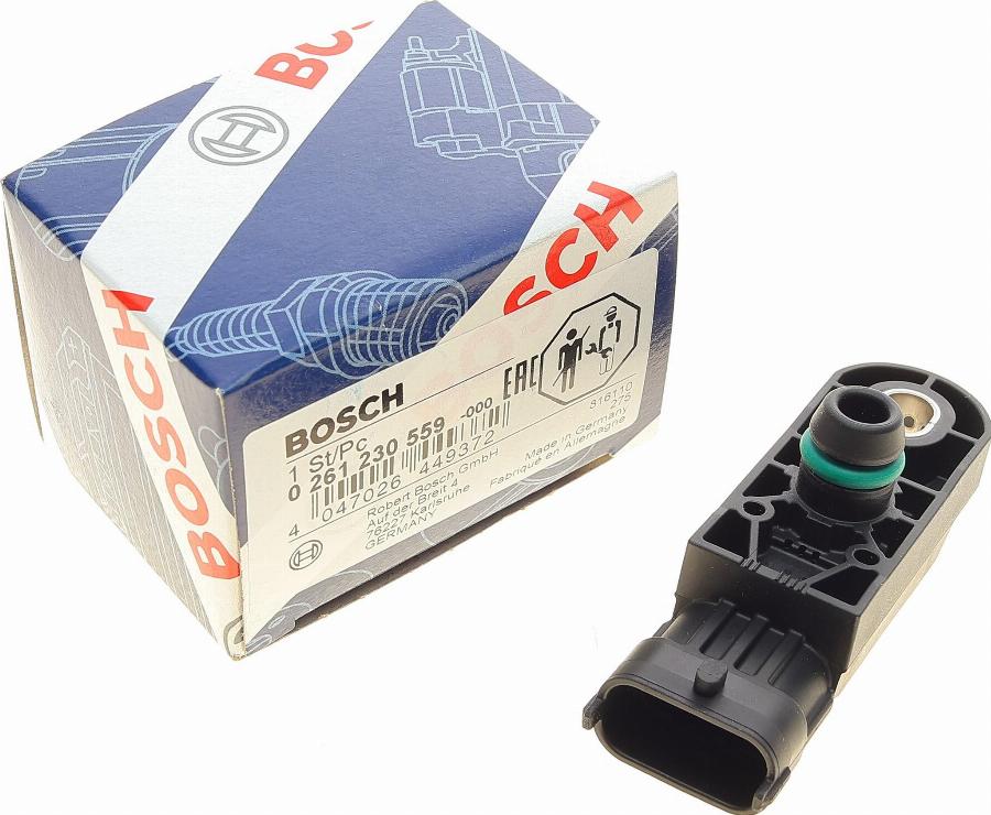 BOSCH 0 261 230 559 - Senzor, tlak punjenja parts5.com