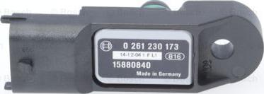 BOSCH 0 261 230 173 - Senzor presiune, amplificare frane parts5.com