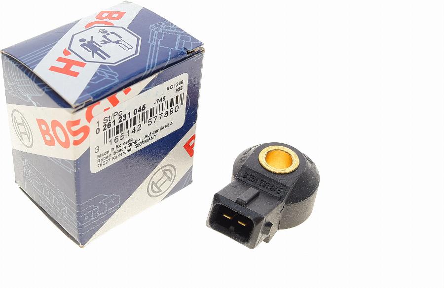 BOSCH 0 261 231 045 - Sensor de detonaciones parts5.com