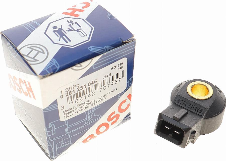 BOSCH 0 261 231 046 - Sensor de detonaciones parts5.com