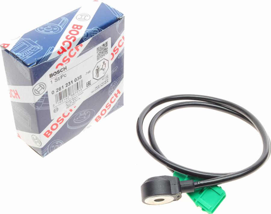 BOSCH 0 261 231 038 - Knock Sensor parts5.com