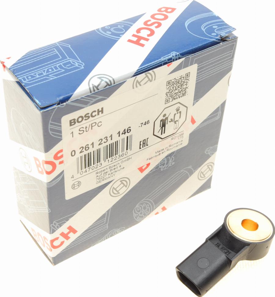 BOSCH 0 261 231 146 - Kopogásérzékelő parts5.com