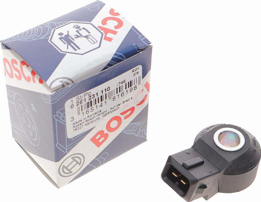 BOSCH 0 261 231 110 - Klopfsensor parts5.com