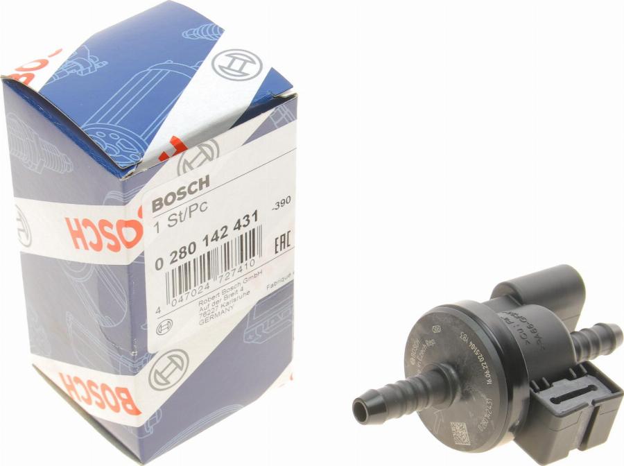 BOSCH 0 280 142 431 - Supapa suprapresiune, rezervor combustibil parts5.com