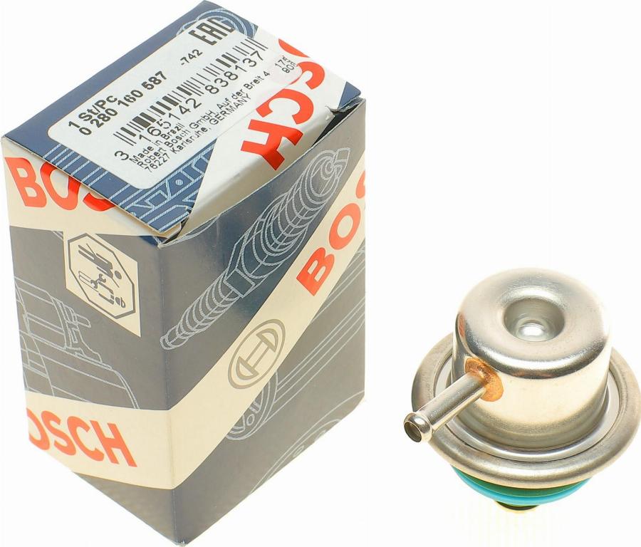 BOSCH 0 280 160 587 - Supapa control, presiune combustibil parts5.com