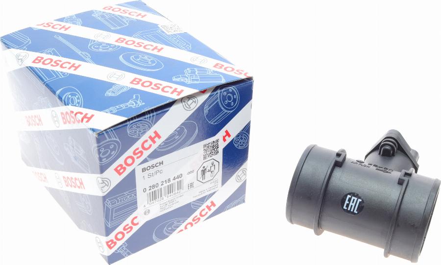 BOSCH 0 280 218 440 - Датчик потока, массы воздуха parts5.com