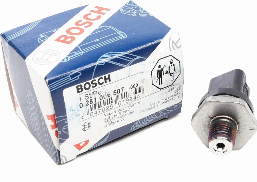 BOSCH 0 281 006 507 - Sensor, fuel pressure parts5.com