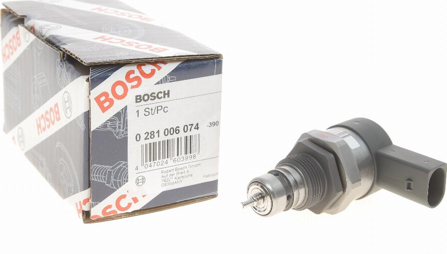 BOSCH 0 281 006 074 - Nyomásszabályozó szelep, common rail rendszer parts5.com