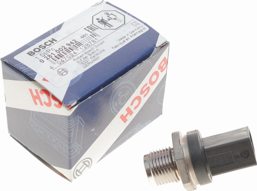 BOSCH 0 281 002 942 - Sensor, fuel pressure parts5.com